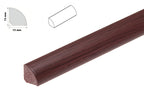 1m & 2.5m Length â€“ uPVC 13mm Quadrant Trim Moulding Decorative Flooring Window Edge Beading Worktop Strip