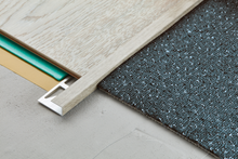 8 mm Anodised Aluminium Edge Trim 1 Metre for Laminate Flooring