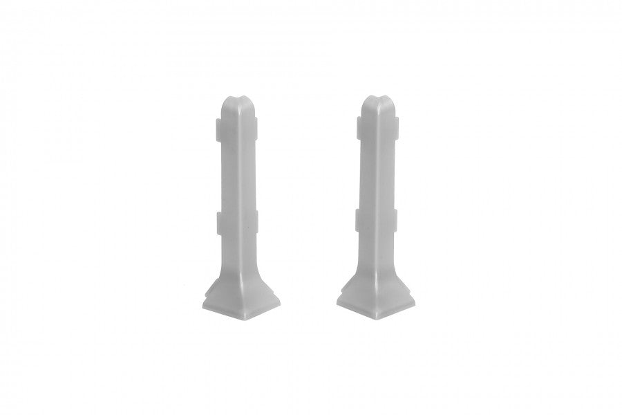 Aluminium Skirting Board 100 MM x 2500 MM Length Anodised Silver Trim Profile LP100