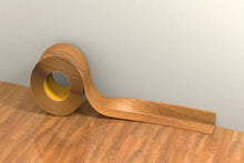 Self Adhesive Flexible PVC Skirting Board 52 mm - 5 Metre Wood Effect Trim
