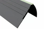 Non Slip PVC Stair Nosing Rubber with Glow Strip 40 MM x 40 MM x 1.18 M Length RDFL