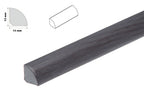 uPVC 13 MM Scotia Skirting Board 1 M & 2.5 M Length Quadrant Trim Moulding Decorative Flooring Edge Beading Strip