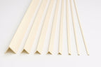 1m & 2.48m Length â€“ Ivory PVC Corner Angle Trim 90Â° Plastic Edge Protector