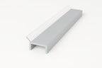 PVC Plinth Sealing Strip Light Grey 16â€“18mm Kickboard Trim for MDF Panels 1m & 2.5m