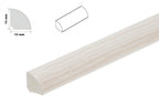 uPVC 13 MM Scotia Skirting Board 1 M & 2.5 M Length Quadrant Trim Moulding Decorative Flooring Edge Beading Strip