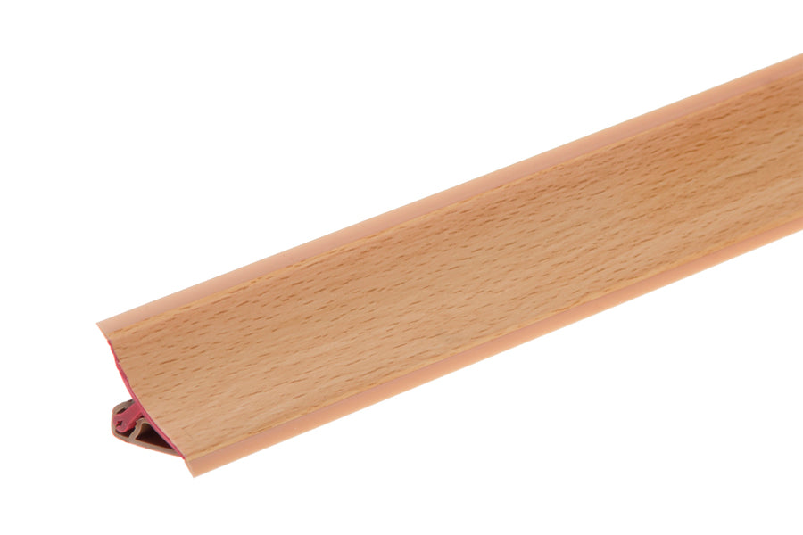 PVC Worktop Edging Profile 33 MM x 2.5 M Length Splashback Trim Kitchen Bathroom Accessory