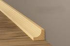 Pine Wood Scotia Trim 15x15 MM & 20x20 MM x 1 M & 2.4 M Length Natural Moulding Decorative Skirting Edge Strip
