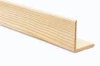 Pine Wood Corner Angle Trim 90Â° x 1 M & 2.4 M Length Internal External Edge Moulding