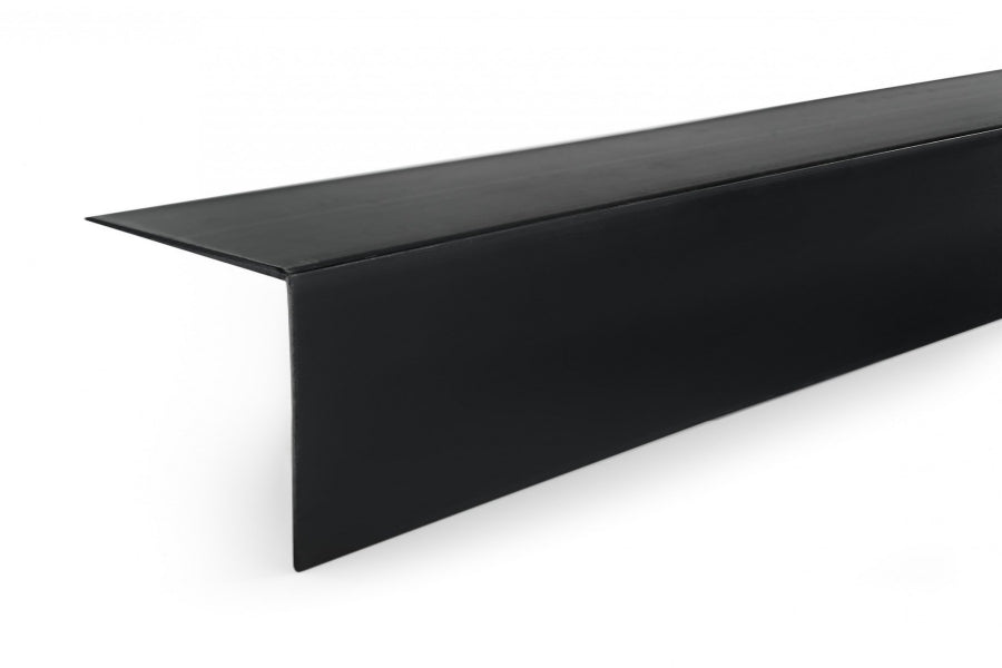 1m & 2.48m Length â€“ Black PVC Corner Angle Trim 90Â° Plastic Equal & Unequal Edge Protector