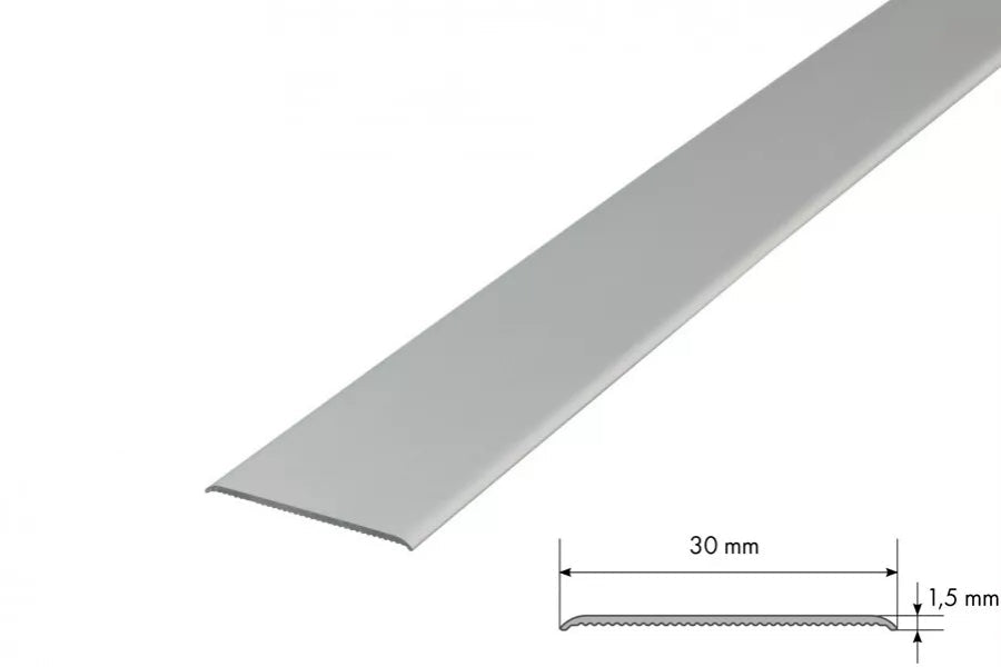 Self Adhesive Aluminium Door Threshold Strip 30 MM x 930 MM Length Anodised LPPG30K