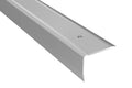 Anodised aluminium stair nosing 40 MMÃ—30 MM x 1.2 M & 2.4 M Length with anti-slip grooved surface - PS8