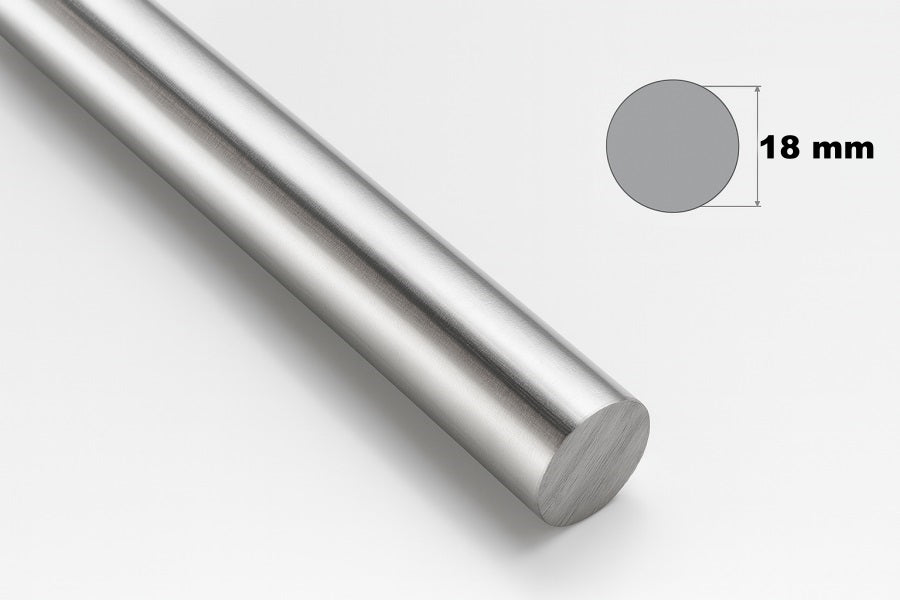 Stainless Steel Round Bar 304 1 M Length Solid Metal Rod Various Diameters