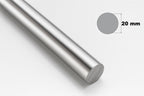 Stainless Steel Round Bar 304 1 M Length Solid Metal Rod Various Diameters