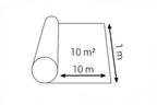 Acoustic Underlay Roll 2 MM Thick White 10 mÂ² to 25 mÂ² Soundproof Laminate Wood Flooring