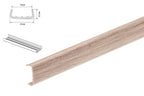 U Trim Edging Strip PVC Melamine Furniture -  18mm- 1m & 2.5m Length Board Panel Cover