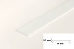 1m & 2.5m Length â€“ PVC Plastic Flat Bar Black White Anthracite Strip TW