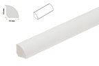 uPVC 13 MM Scotia Skirting Board 1 M & 2.5 M Length Quadrant Trim Moulding Decorative Flooring Edge Beading Strip