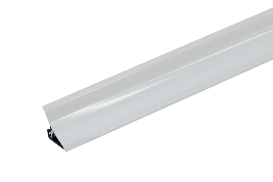 PVC Worktop Edging Profile 33 MM x 2.5 M Length Splashback Trim Kitchen Bathroom Accessory