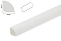 uPVC 18 MM Scotia Skirting Board 1 M & 2.5 M Length Quadrant Trim Moulding Decorative Flooring Edge Beading Strip