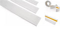 5m Length â€“ Self-Adhesive PVC Cover Strip Flat Bar Black White Anthracite Plastic Roll