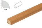 1m & 2.5m Length â€“ uPVC 18mm Quadrant Trim Moulding Decorative Flooring Window Edge Beading Worktop Strip