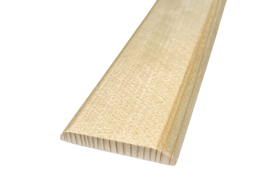 Flat Wood Beading Trim â€“ Pine Flat Moulding Bar -  1m & 2.4m
